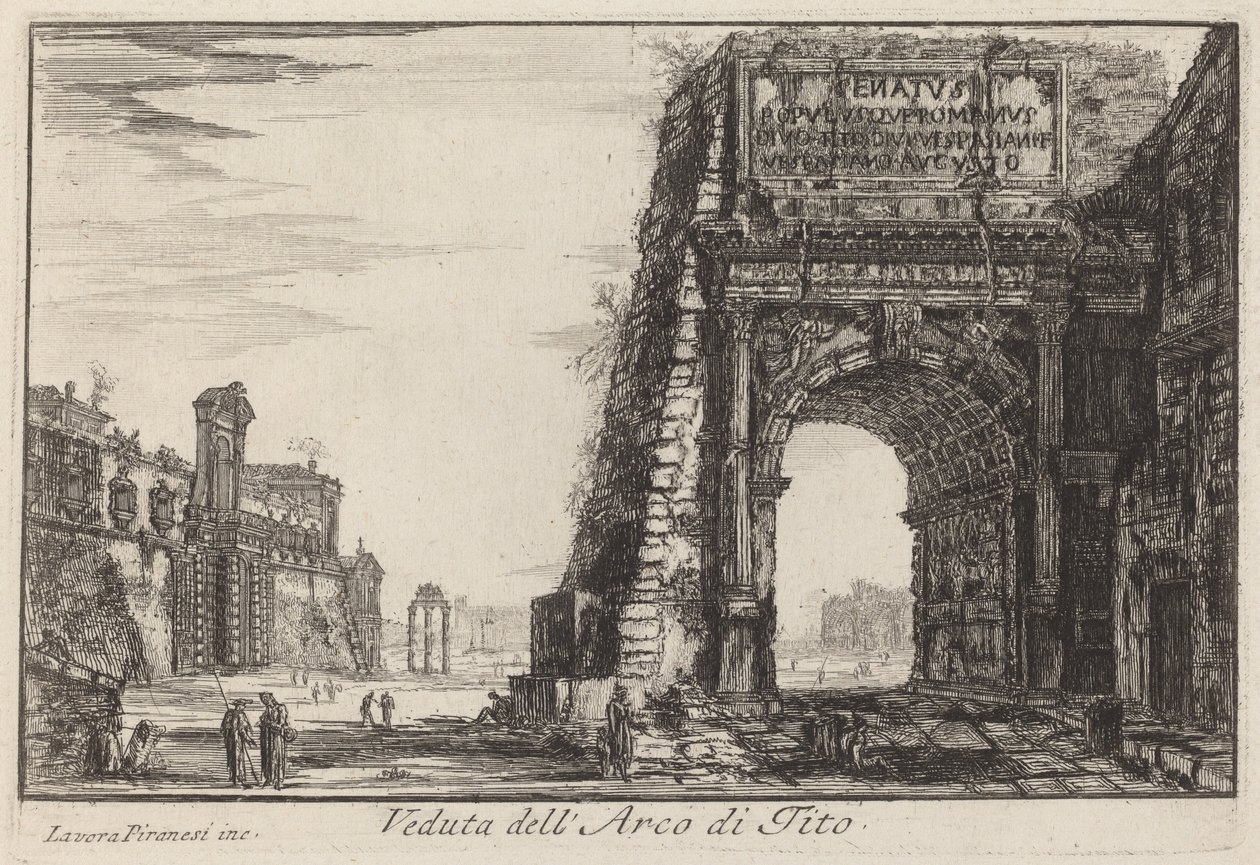 Tituksen kaari tekijältä Laura Piranesi after Giovanni Battista Piranesi