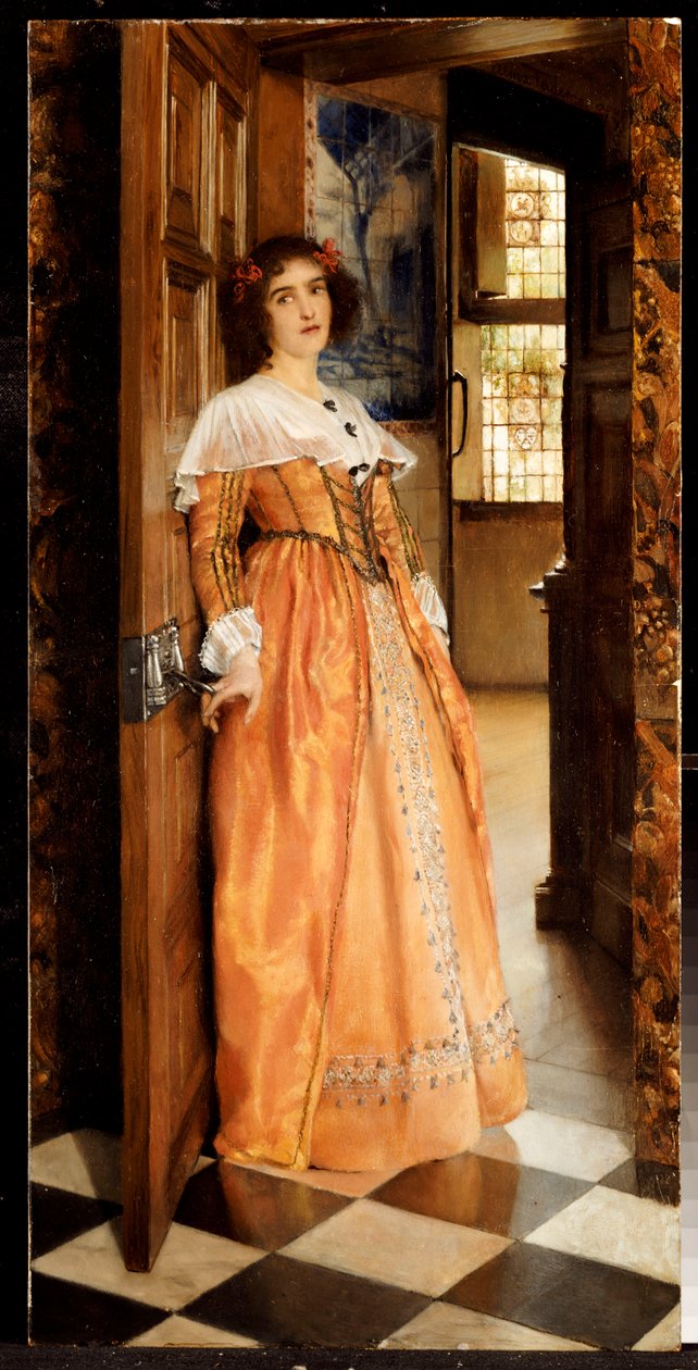 Ovella, n. 1898 tekijältä Laura Theresa Alma Tadema