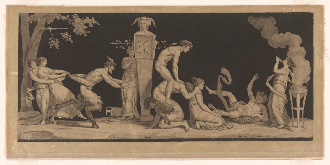Bacchanaal (otsikko esineessä) tekijältä Laurent Guyot (attributed to)