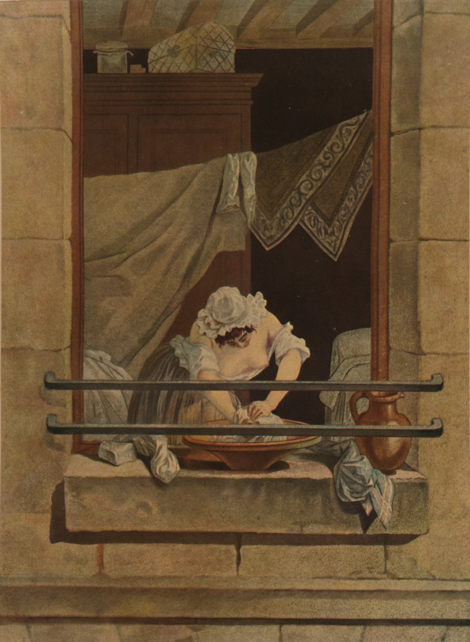 "The Soapmaker", Washerwoman, c1790-1820, tekijältä Laurent Joseph Julien