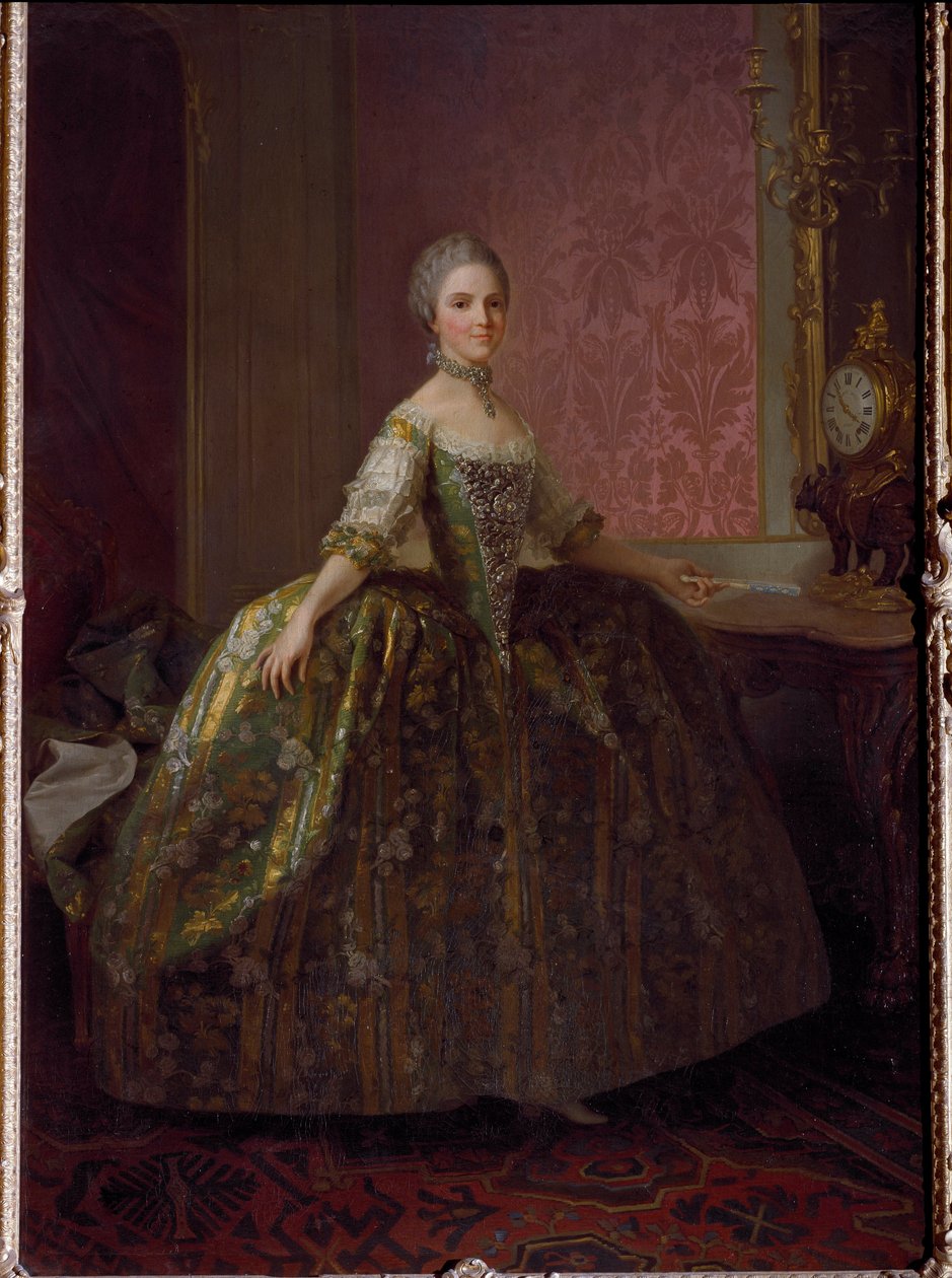 Bourbon Parmen (Bourbon-Parme) (1751-1819) muotokuva Marie Louisesta (Marie-Louise) Laurent Pecheux