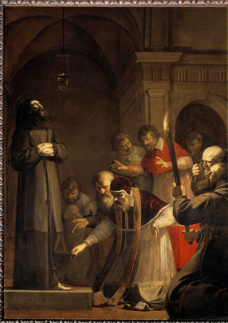 Paavi Nikolai V (1398-1455) avasi vuonna 1449 Laurent de La Hyren (tai La Hiren) Saint Francois d