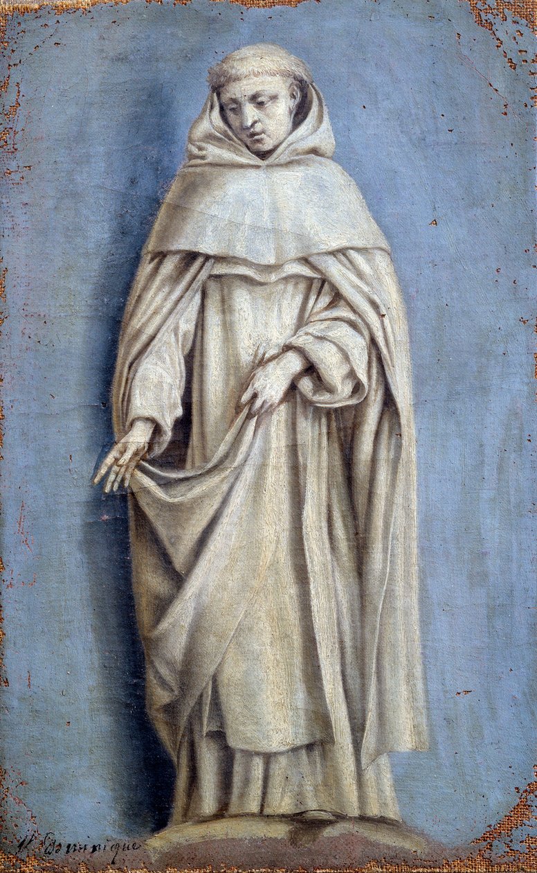 Saint Dominique Laurent de La Hyren (1606-1656) maalaus kankaalle 1600-luvun su. 0,36 x 0,22 m Pariisi. Louvren taidemuseo tekijältä Laurent de la Hyre