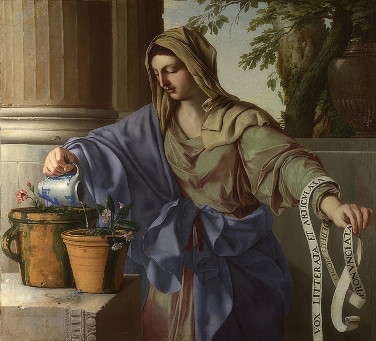 Kieliopin allegoria. 1650 tekijältä Laurent de la Hyre
