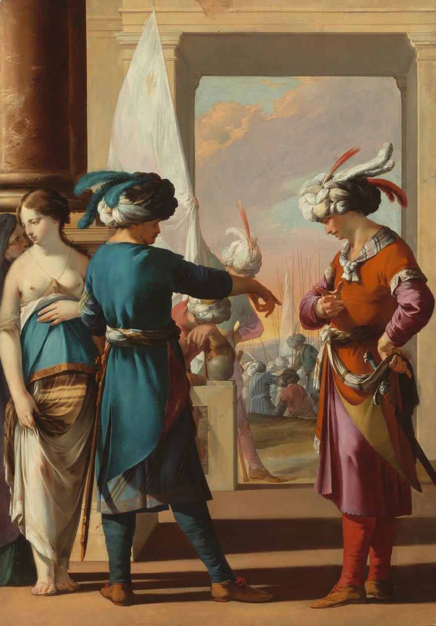 Panthea, Cyrus ja Araspas, 163134. tekijältä Laurent de la Hyre