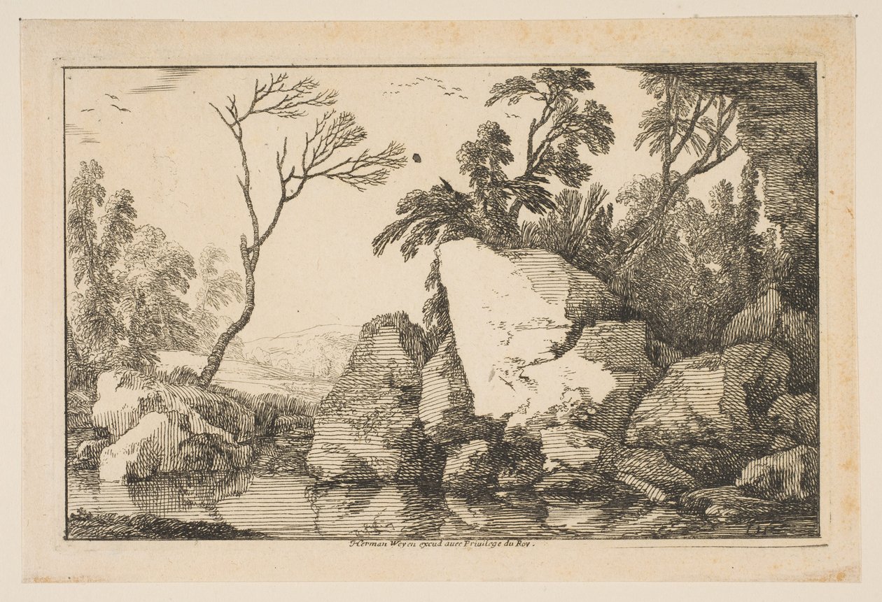 Kuollut puu, 1640. tekijältä Laurent de la Hyre