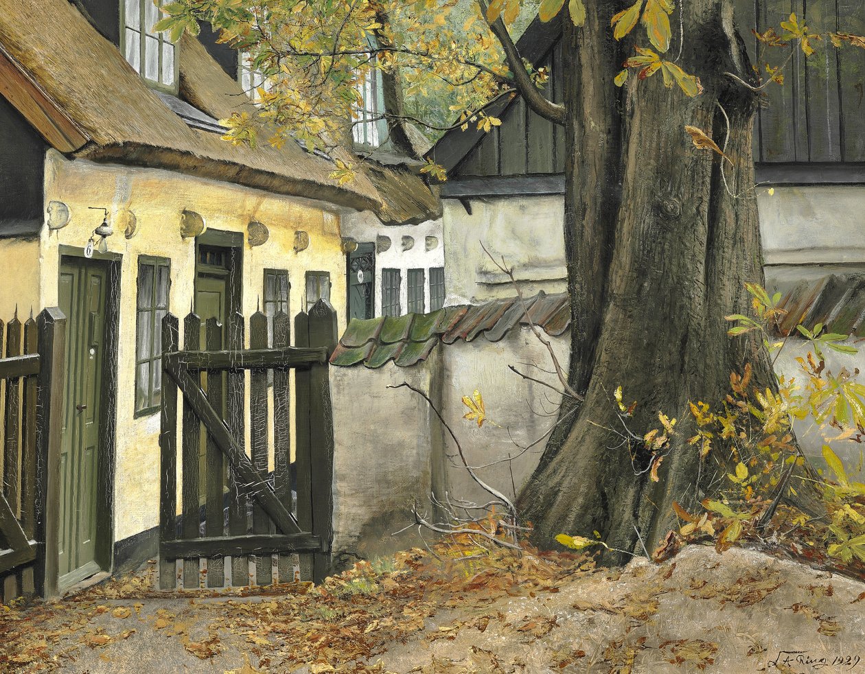 Den gamle kastanje ved lågen tekijältä Laurits Andersen Ring