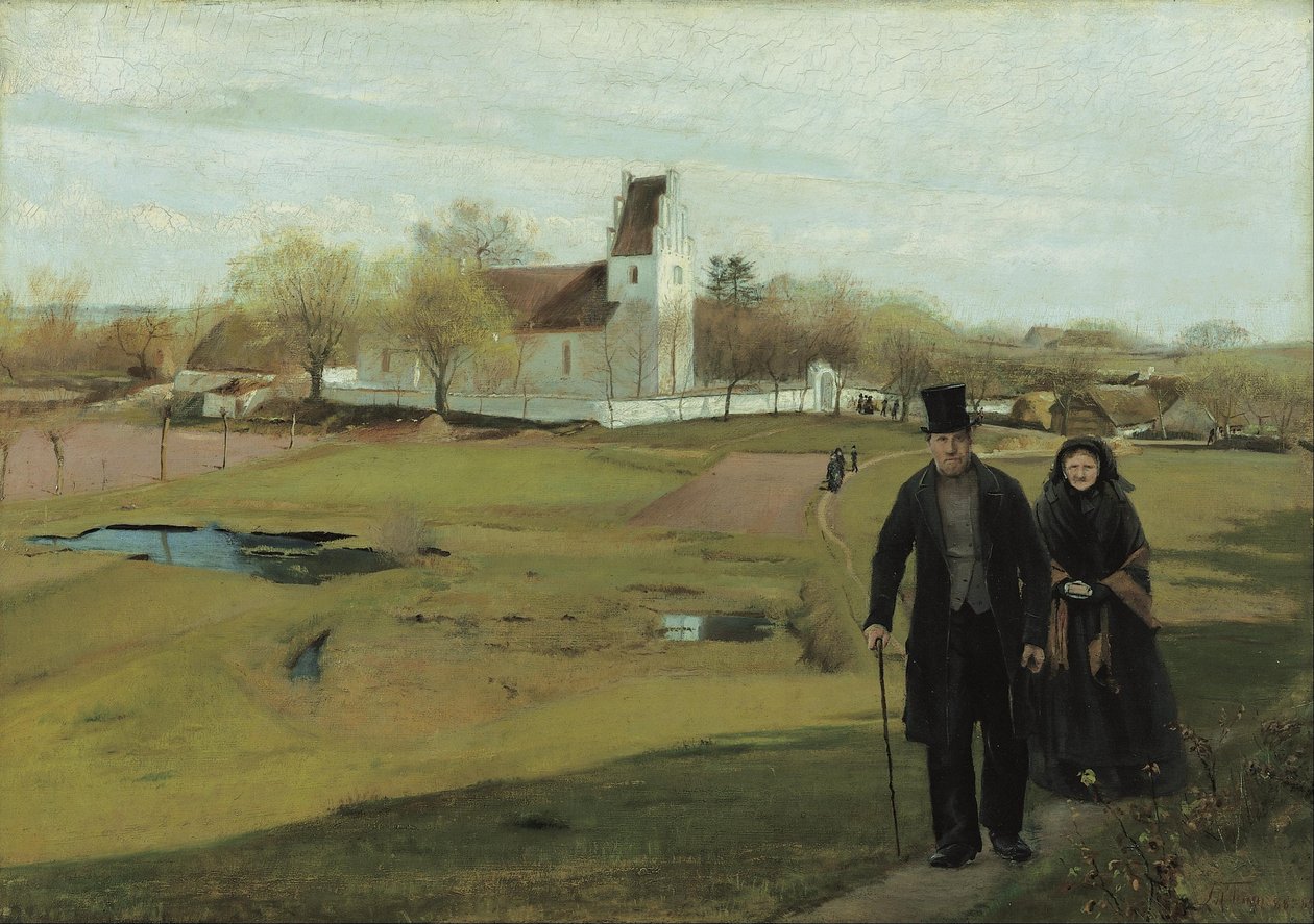 Mogenstrupin kirkko tekijältä Laurits Andersen Ring