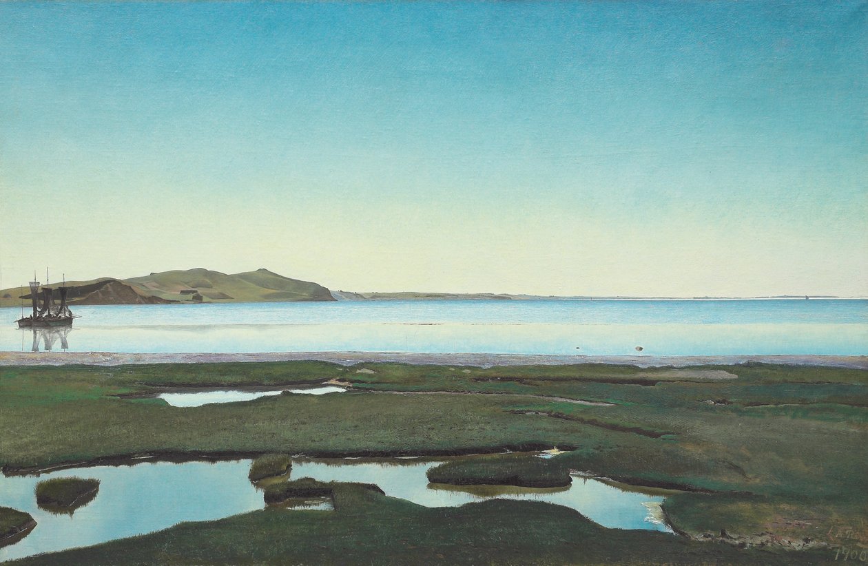Kesäpäivä Roskilde Fjordissa, 1900. tekijältä Laurits Andersen Ring