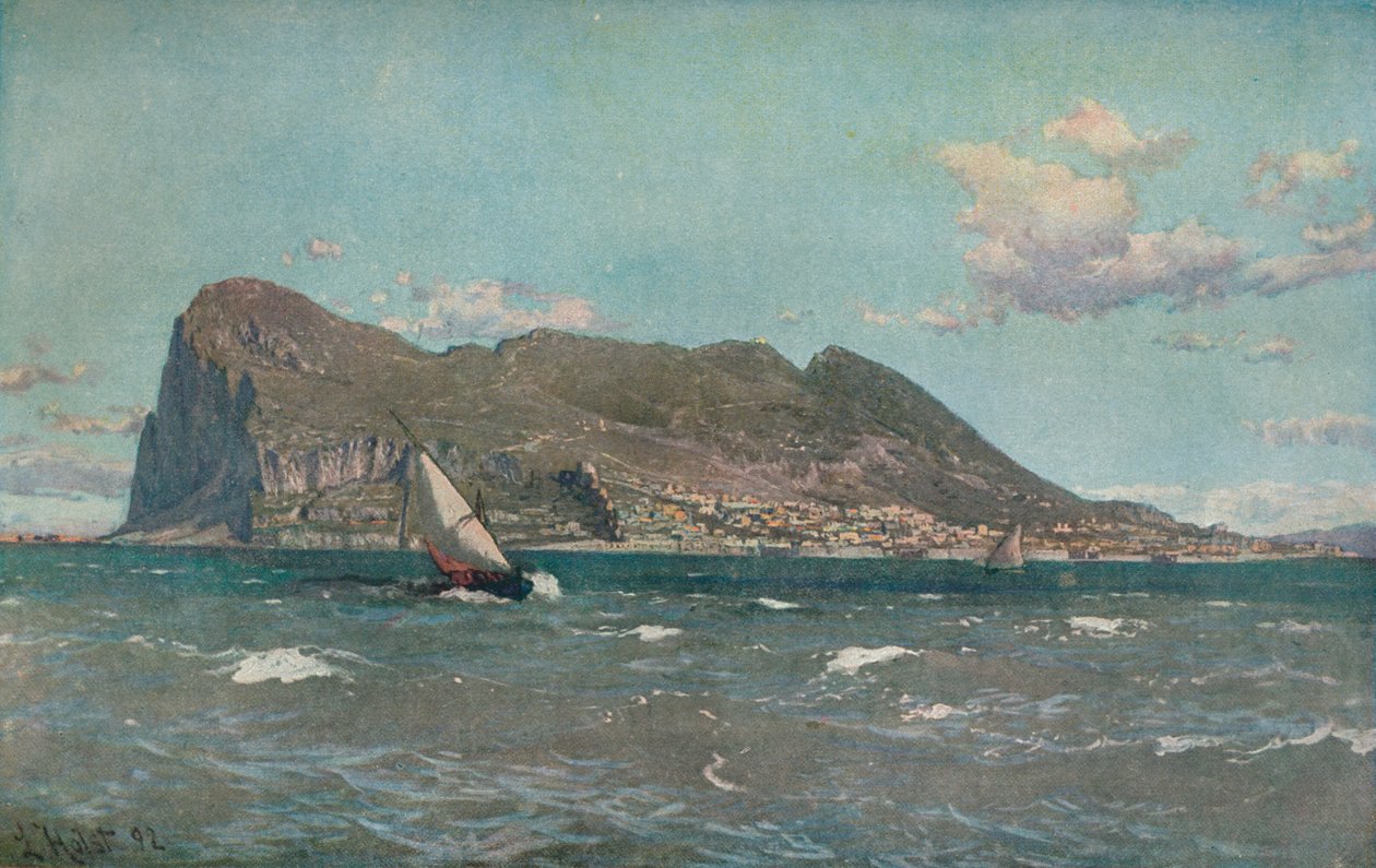 Gibraltar, 1903-1904 tekijältä Laurits Bernard Holst