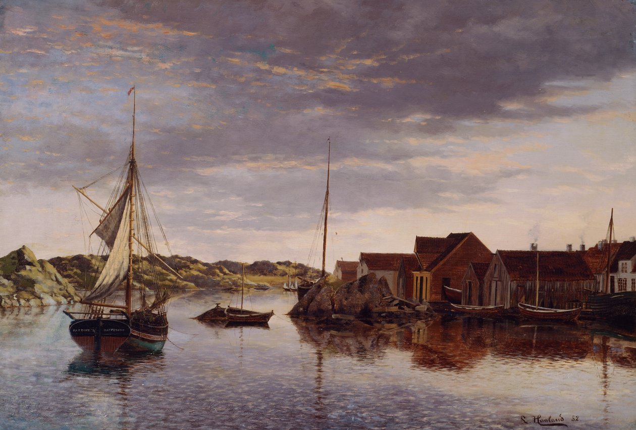 Kalastajakylä tekijältä Lauritz Haaland