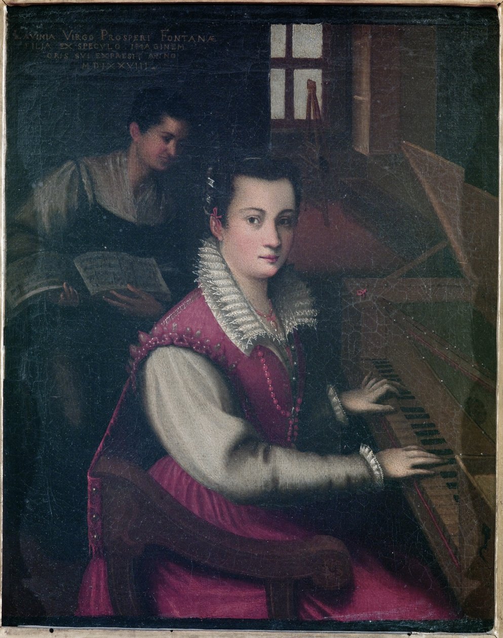 Omakuva, 1578 (öljy, ei kangasta) tekijältä Lavinia Fontana
