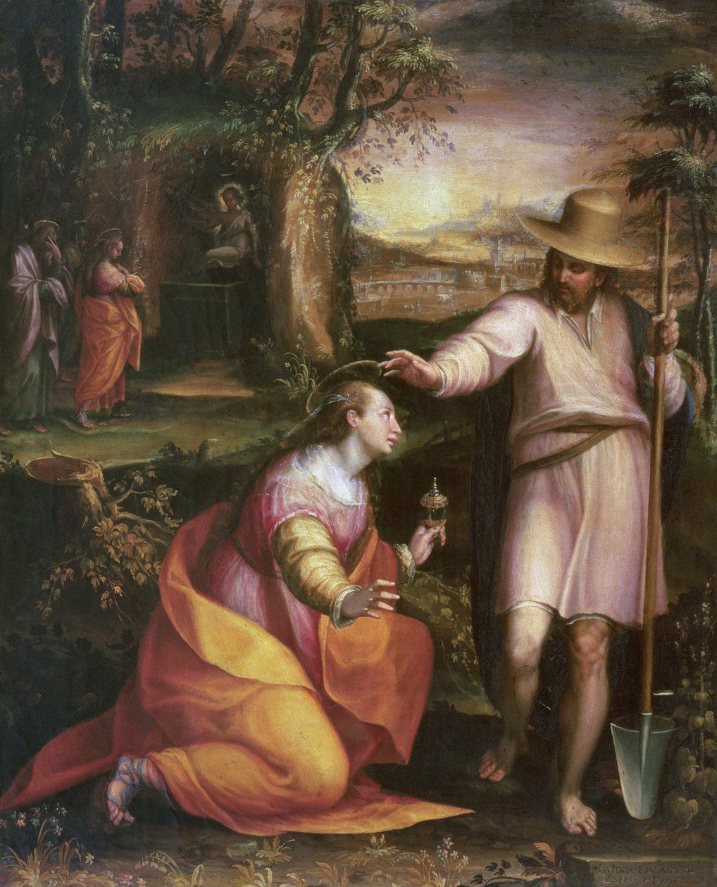 Noli me Tangere, 1581 tekijältä Lavinia Fontana