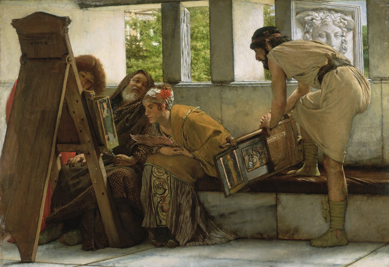 Roomalainen studio tekijältä Lawrence Alma Tadema