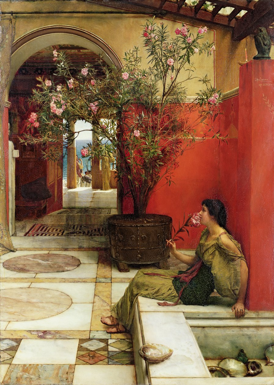 Oleanteri, 1882 tekijältä Lawrence Alma Tadema