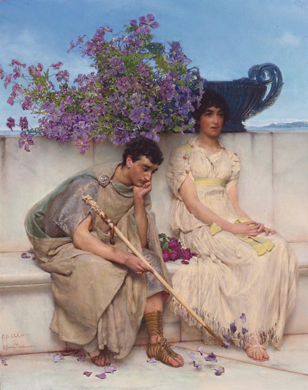 Puhuva hiljaisuus tekijältä Lawrence Alma Tadema