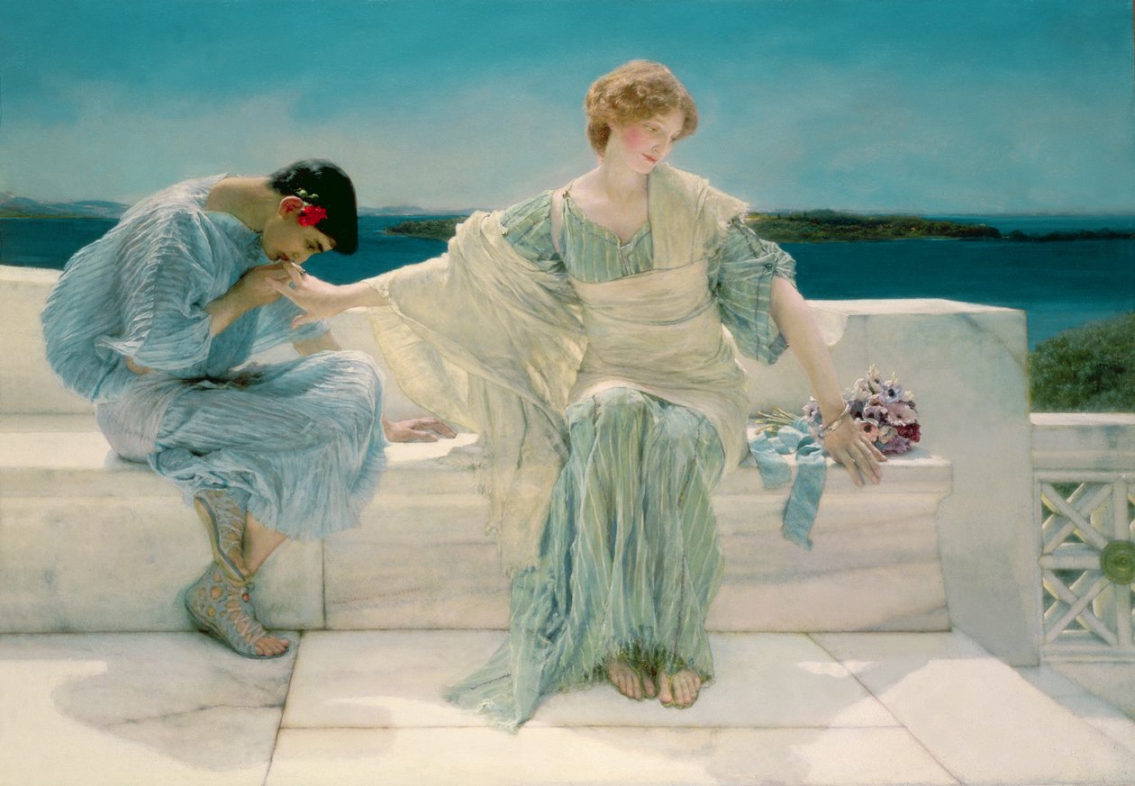 Älä kysy minulta enempää, 1906 tekijältä Lawrence Alma Tadema