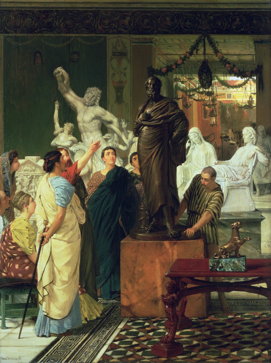 Patsaiden jälleenmyyjä tekijältä Lawrence Alma Tadema