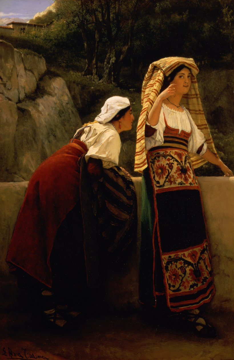 Italialaiset naiset Abruzzosta tekijältä Lawrence Alma Tadema