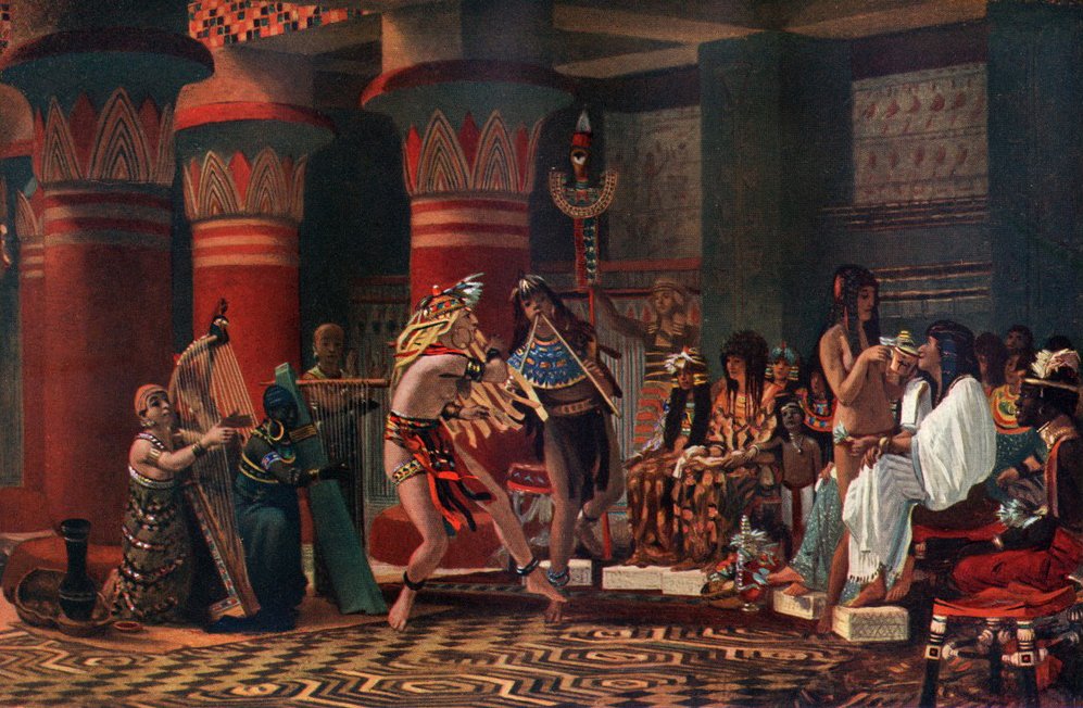 Harrastus muinaisessa Egyptissä tekijältä Lawrence Alma Tadema