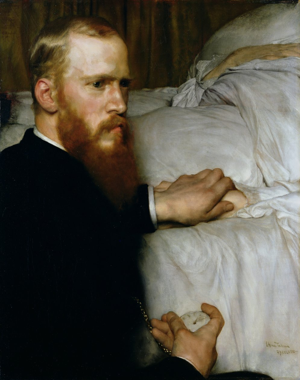 Tohtori Washington Eppsin muotokuva, lääkärini, toukokuu 1885 tekijältä Lawrence Alma Tadema