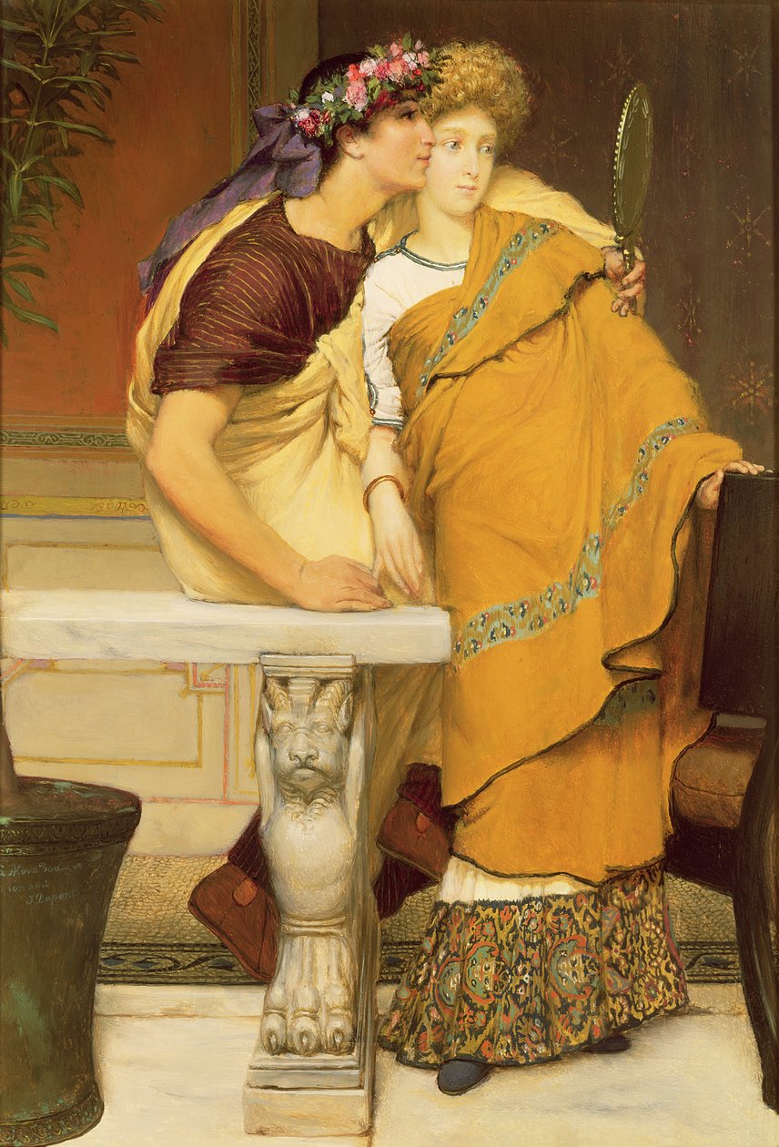 Peili, 1868 tekijältä Lawrence Alma Tadema