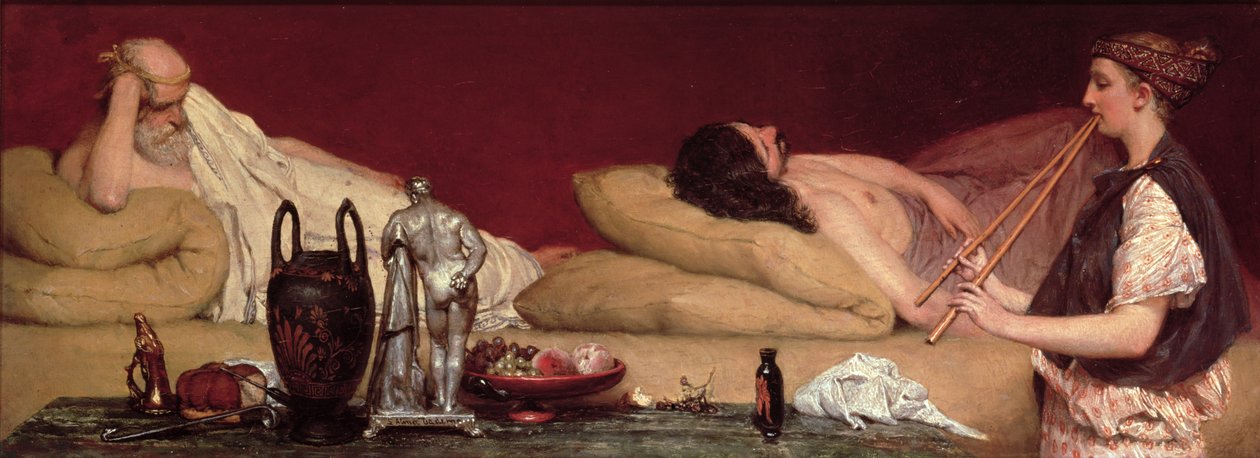 Siesta, 1868 tekijältä Lawrence Alma Tadema