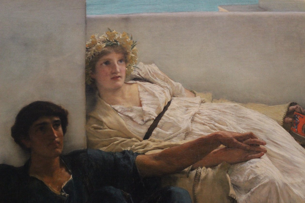 Opettaja Homero tekijältä Lawrence Alma Tadema