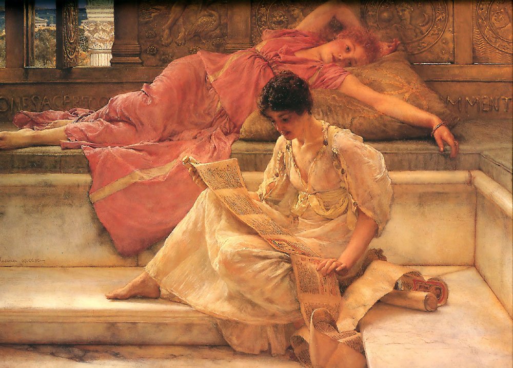 Suosikki runoilija tekijältä Lawrence Alma Tadema