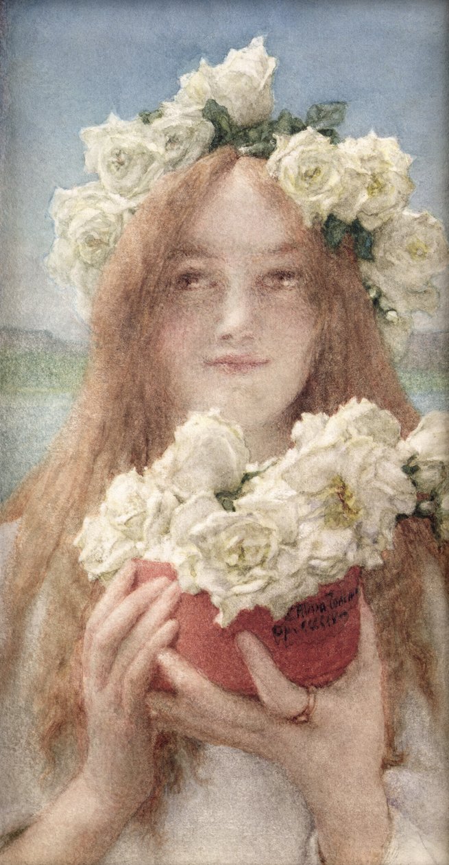 Kesätarjous, 1894 tekijältä Lawrence Alma Tadema