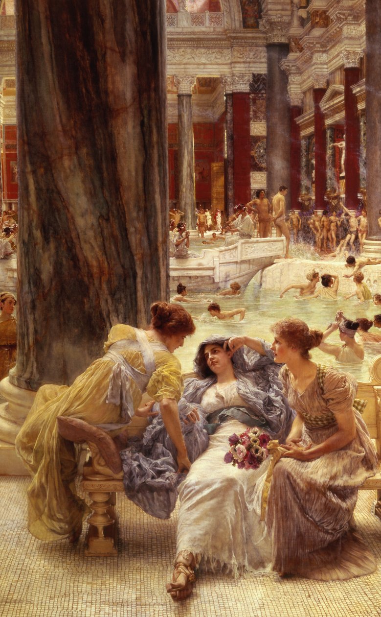 Caracallan kylpylät, 1899 tekijältä Lawrence Alma Tadema
