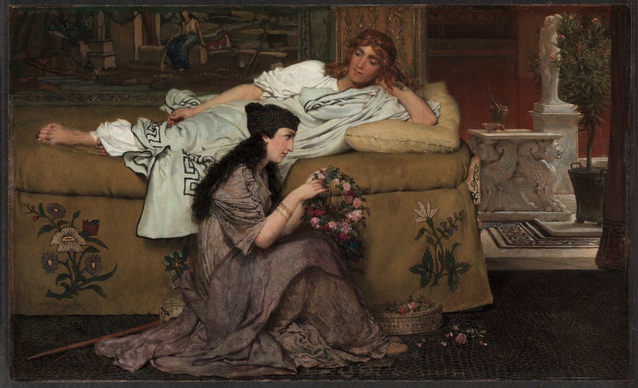 Glaucus ja Nydia tekijältä Lawrence Alma-Tadema