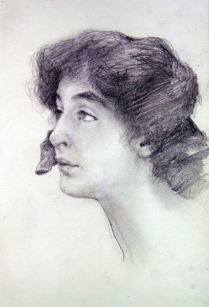 Neiti Jamesin muotokuva tekijältä Lawrence Alma Tadema