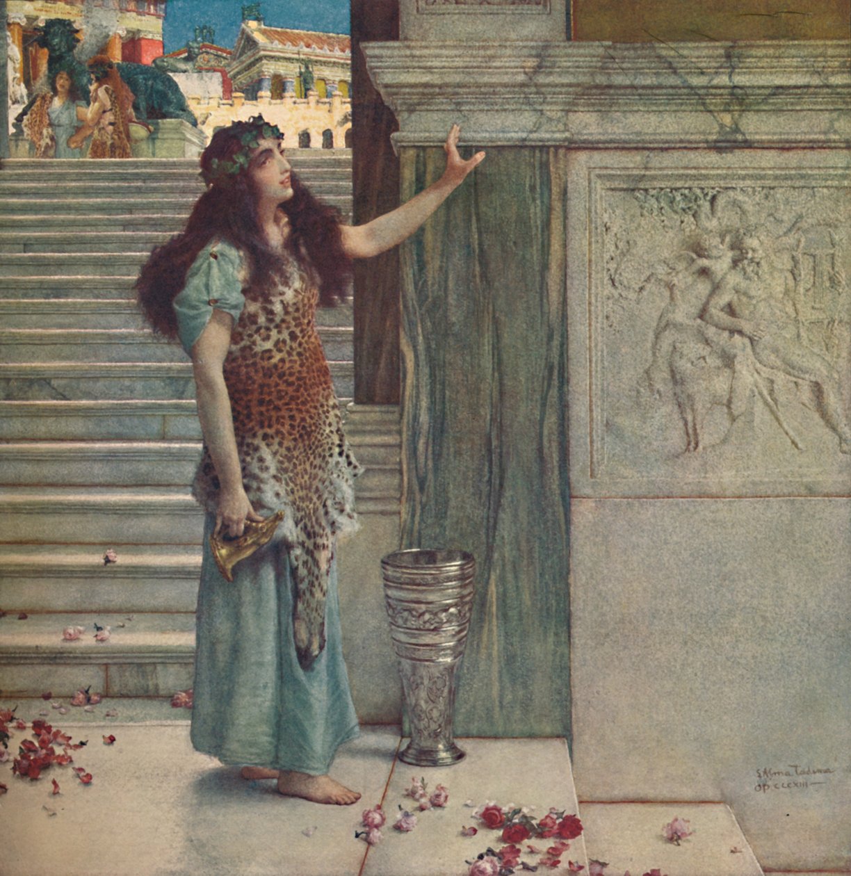 Calling the Worshippers, c1893. tekijältä Lawrence Alma Tadema