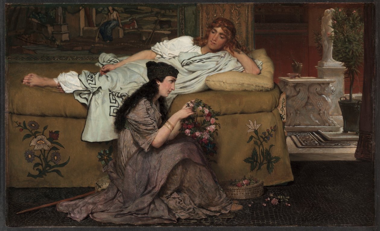 Glaucus ja Nydia tekijältä Lawrence Alma Tadema