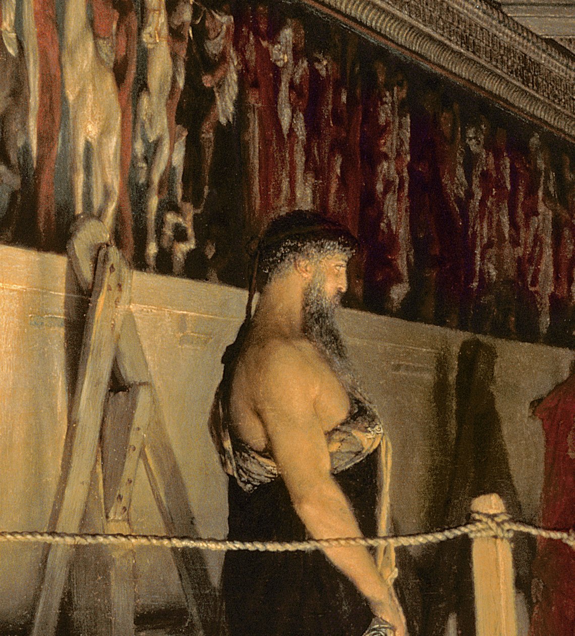 Pheidias ja Parthenonin friisi, Ateena, 1868 tekijältä Lawrence Alma Tadema