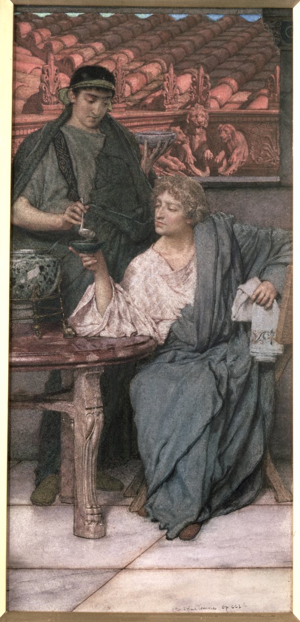 Roomalaiset viininmaistajat tekijältä Lawrence Alma Tadema