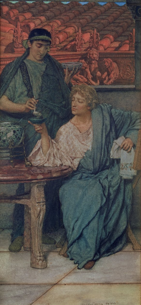 Roomalaiset viininmaistajat tekijältä Lawrence Alma Tadema