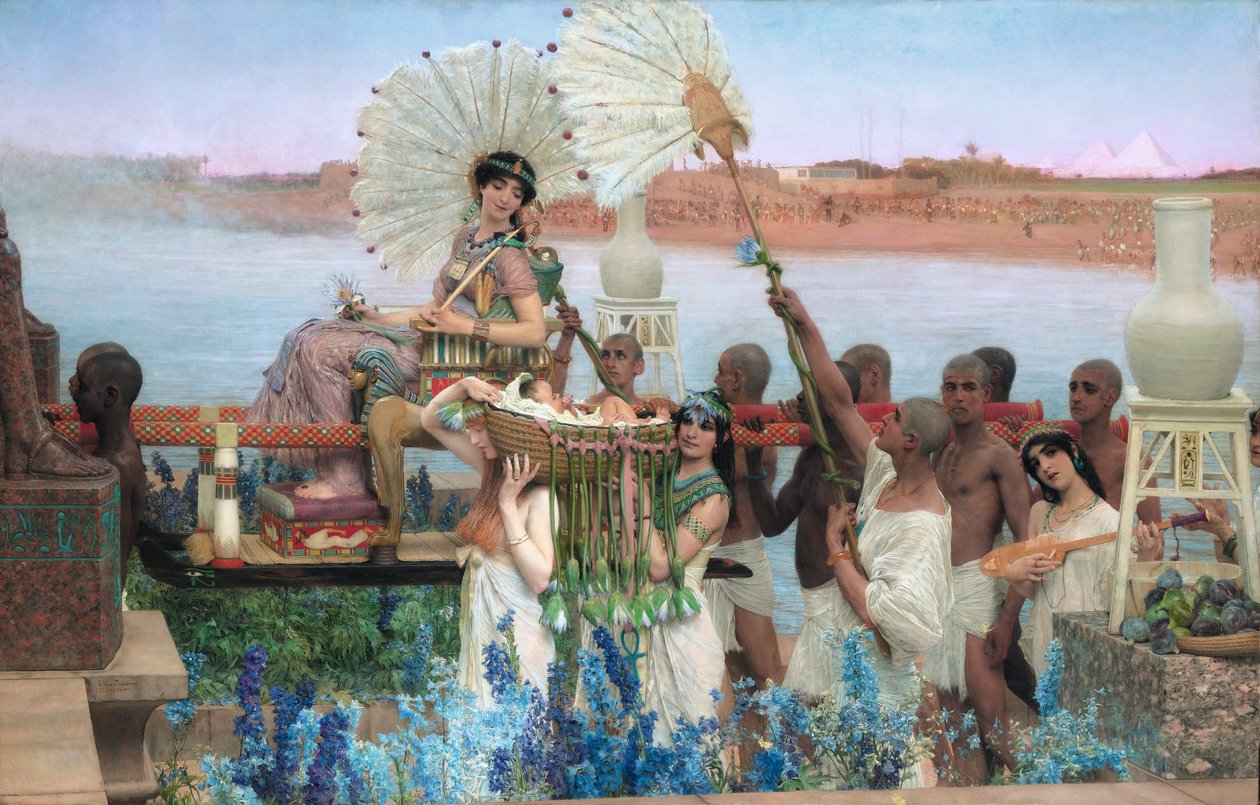 Mooseksen löytäminen tekijältä Lawrence Alma Tadema