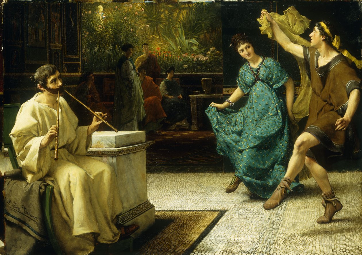 Roomalaisen teatterin sisäänkäynti, tekijältä Lawrence Alma Tadema