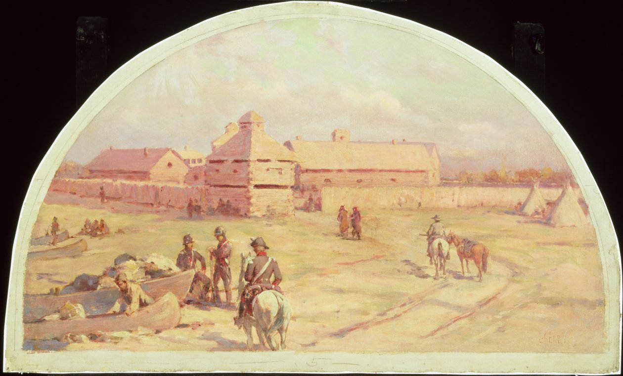 Ensimmäinen Fort Dearborn tekijältä Lawrence Carmichael Earle