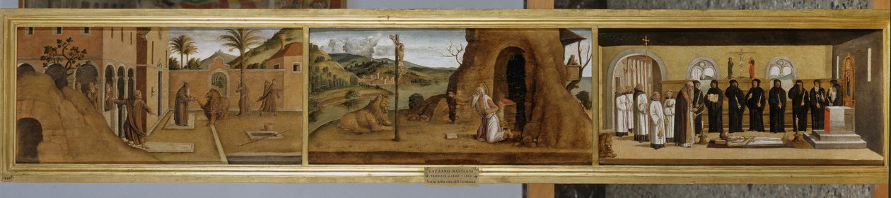 Pyhän Hieromuksen tarinat, n. 1485 tekijältä Lazzaro Bastiani