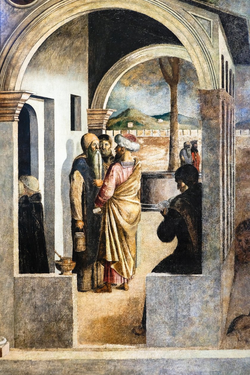 Pyhän Hieronymuksen ehtoollinen, noin 1470/80 (öljy kankaalle). tekijältä Lazzaro Bastiani