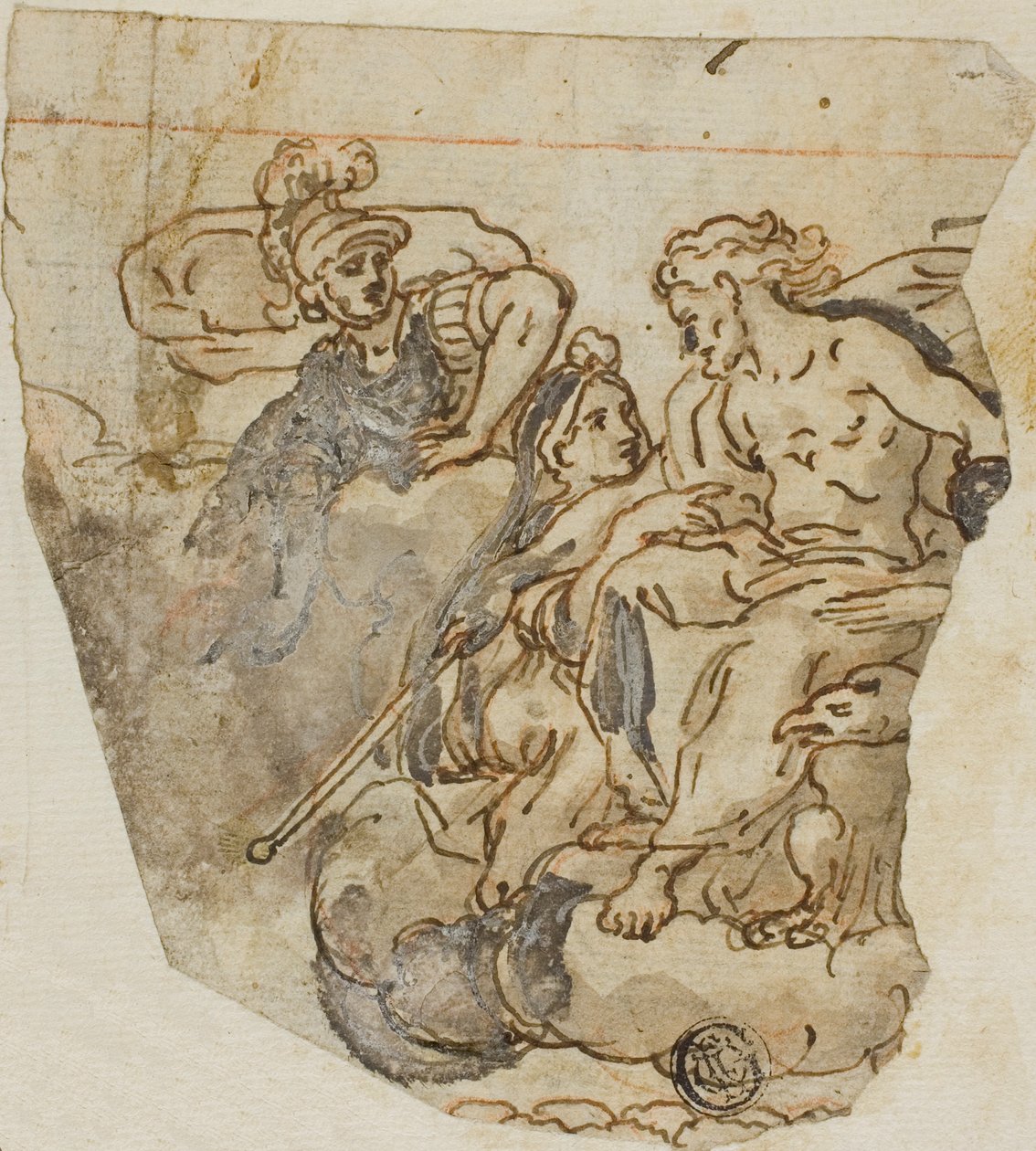 Zeus ja Psyche tekijältä Lazzaro Tavarone