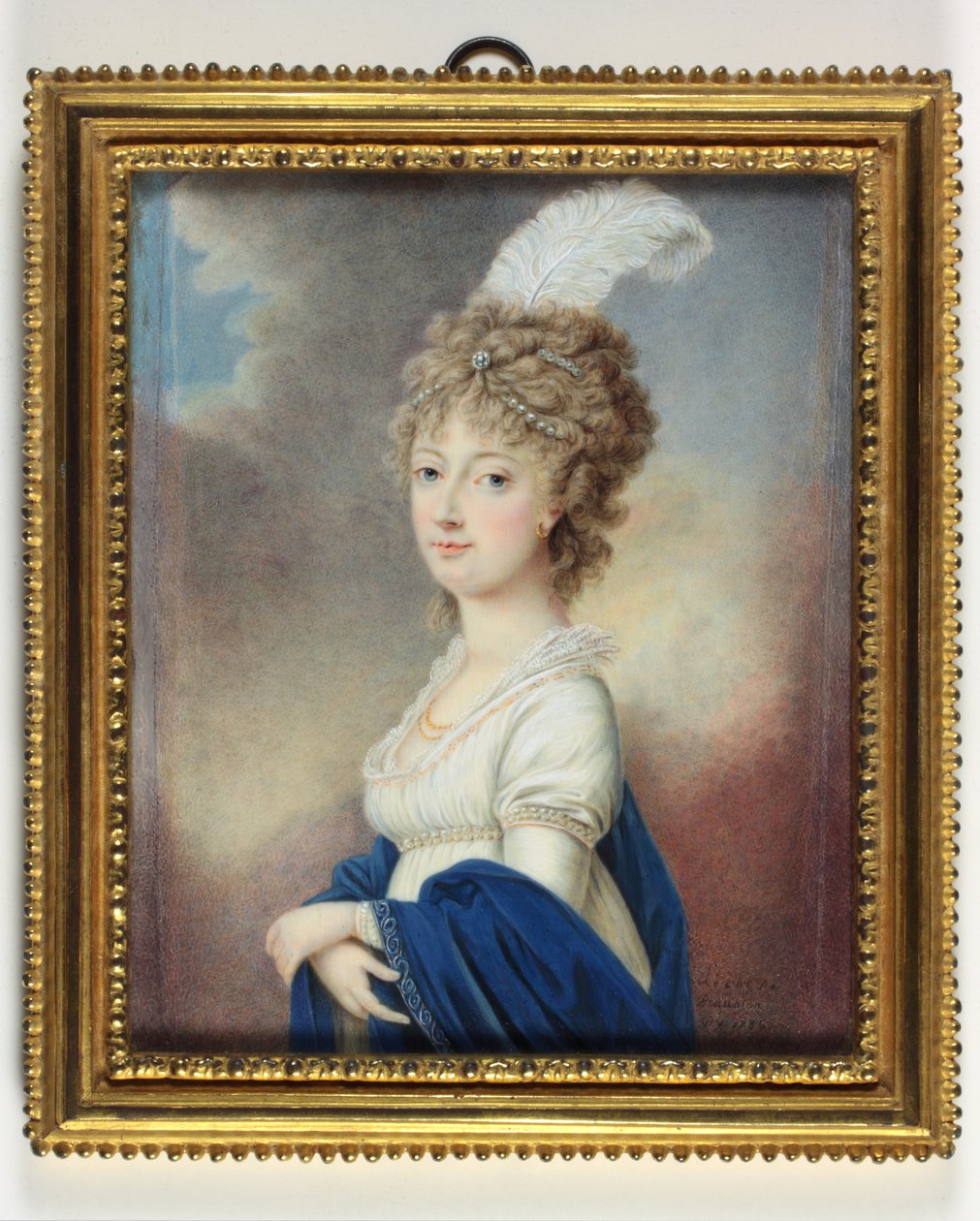 Marie-Therese-Charlotte, Angoulemen herttuatar (emali) tekijältä Le Chevalier De Beaumont