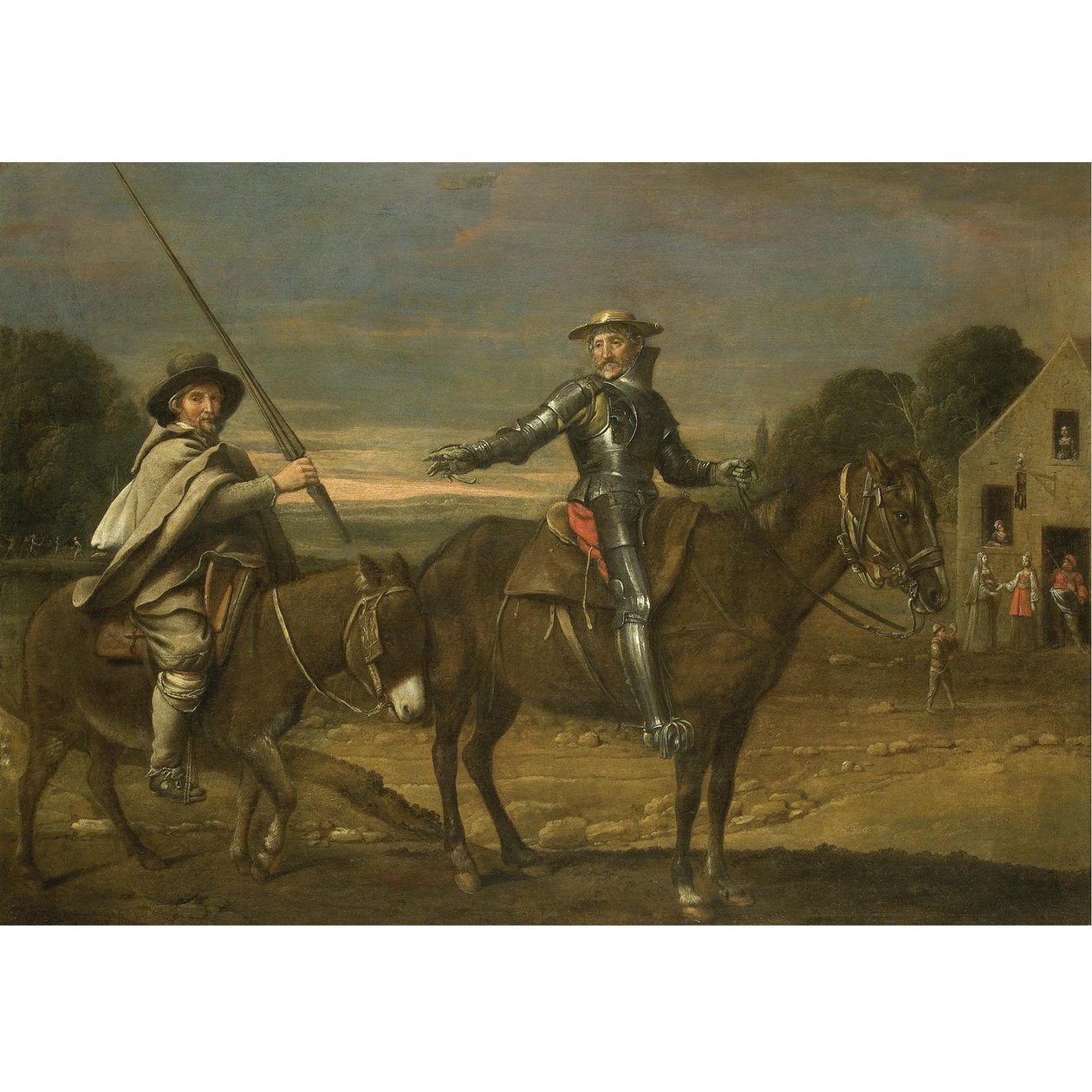 Kulkueiden mestari - DON QUIXOTE JA SANCHO PANZA tekijältä Le Nain Brothers