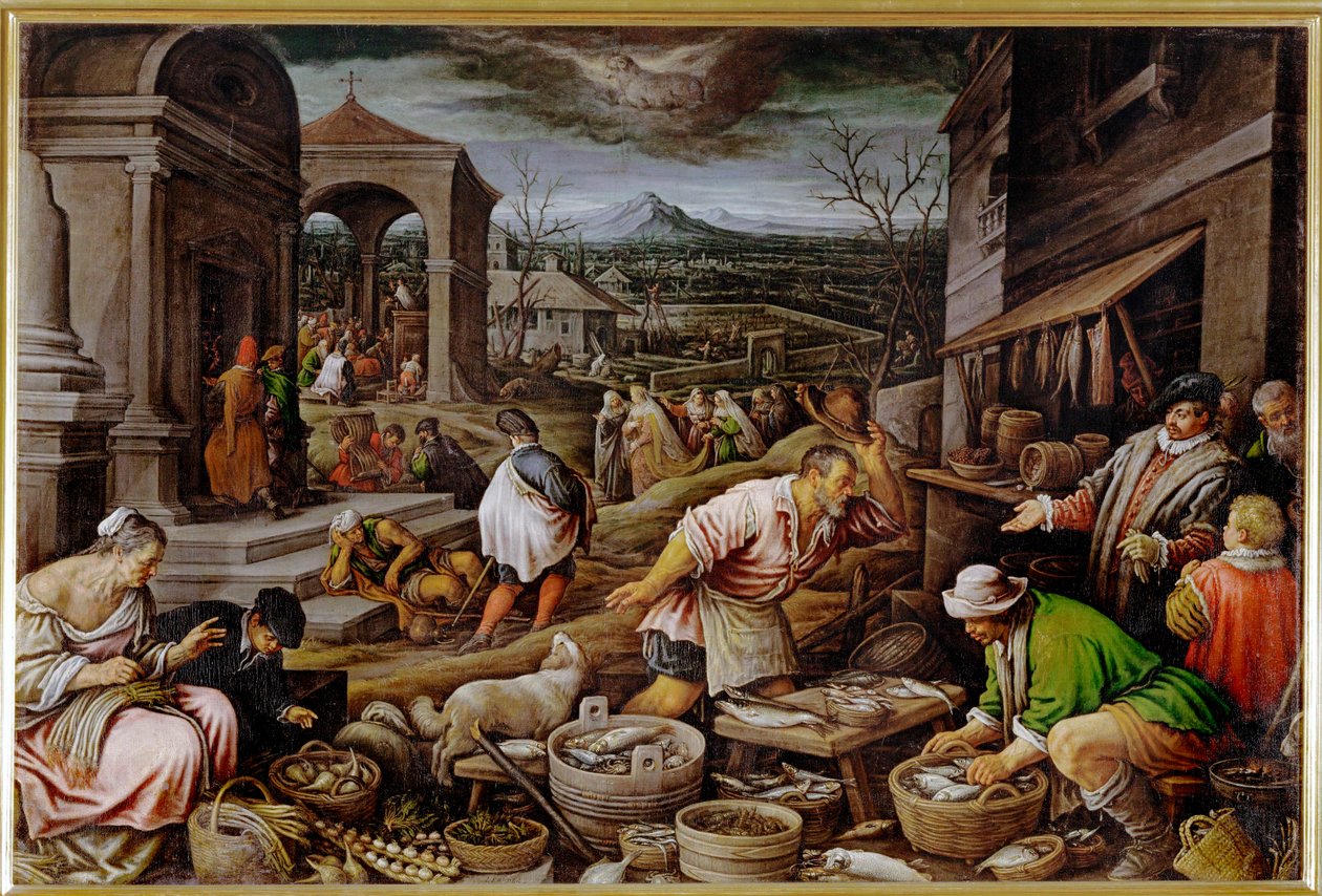 Maalaus kankaalle (maalaus kankaalle) tekijältä Leandro da Ponte Bassano