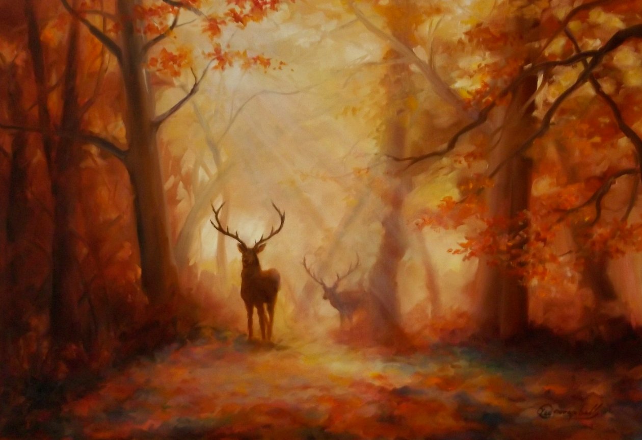 Majesty, 2011 (öljy kankaalle) tekijältä Lee Campbell