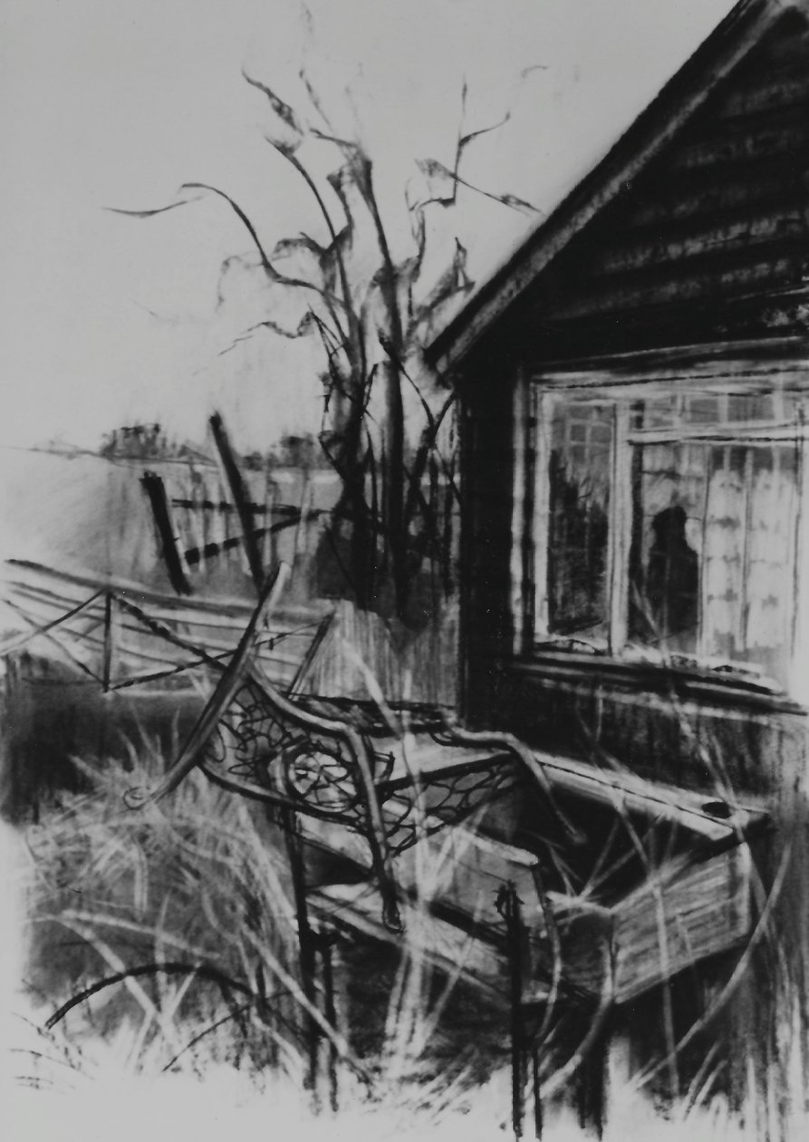 Not Forgotten, 1998 (hiili paperilla) tekijältä Lee Campbell