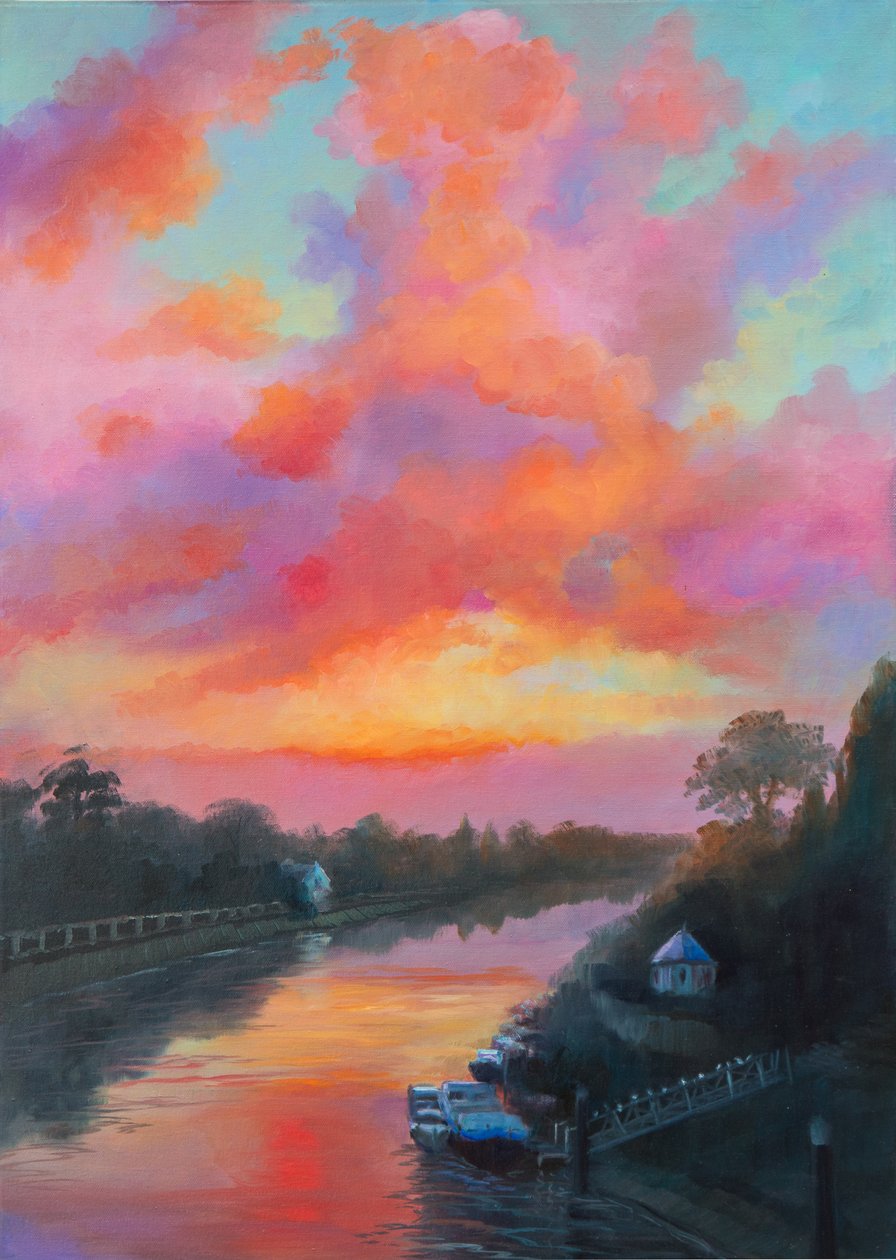 Pastelli Surise, 2017, tekijältä Lee Campbell